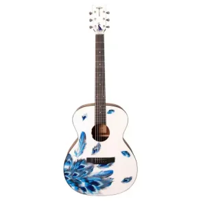 Tyma V-3E Plum Westernguitar 